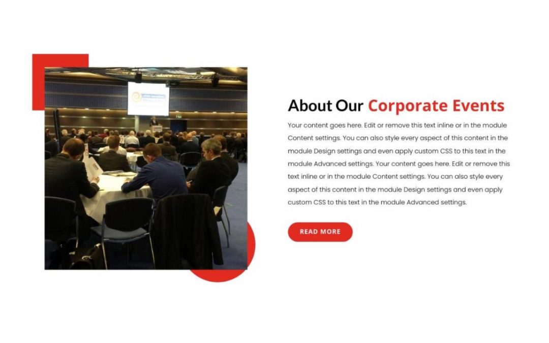 Divi Plus – Corporate Event #1