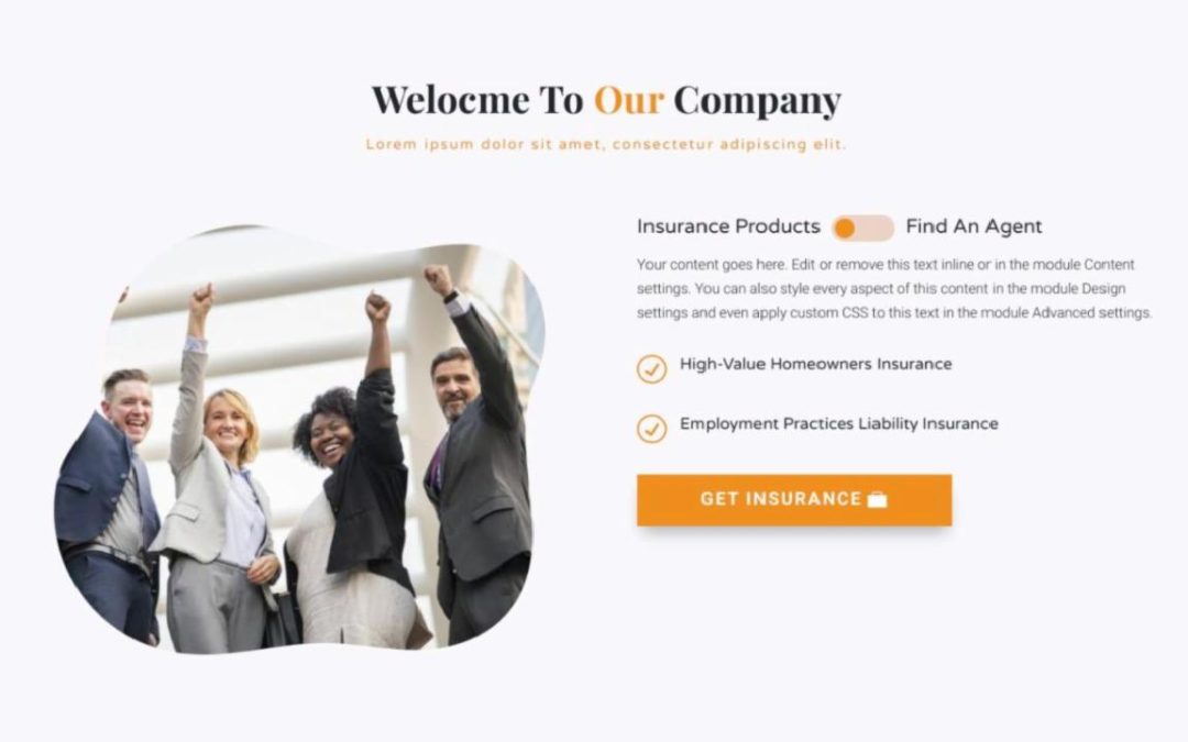 Divi Plus – Insurance Company #1