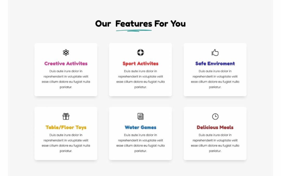 Divi Plus – Kindergarten #1