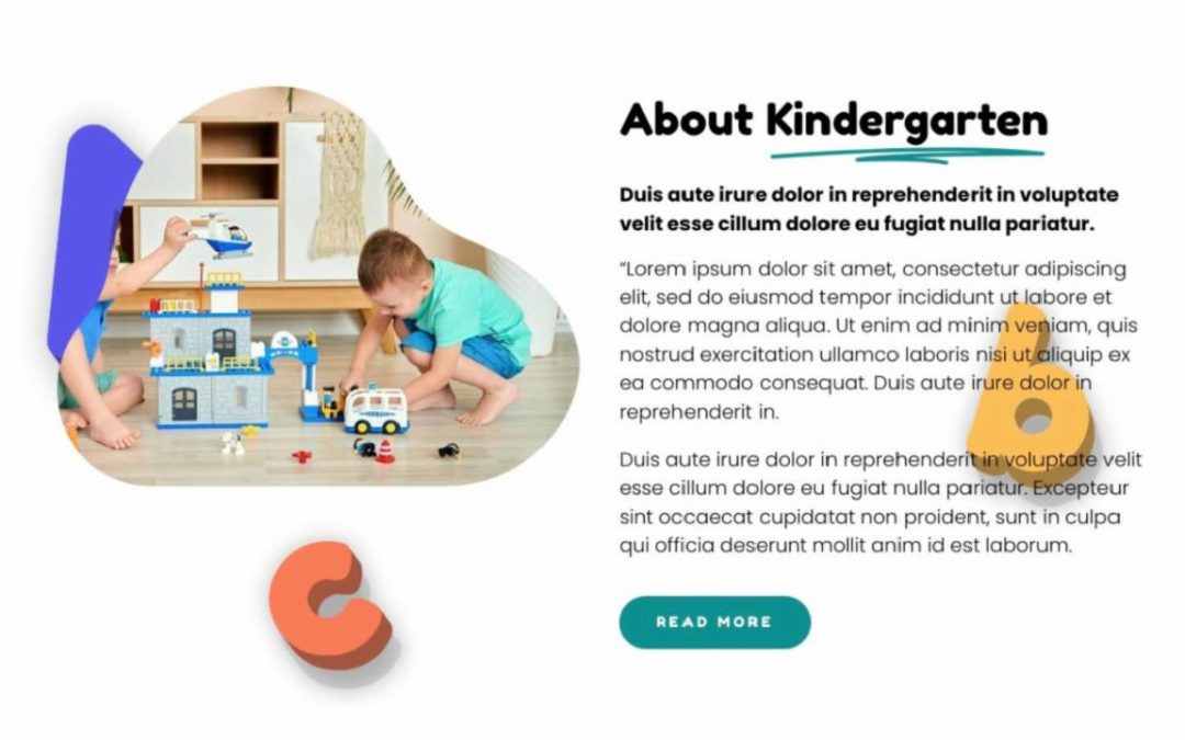 Divi Plus – Kindergarten #2
