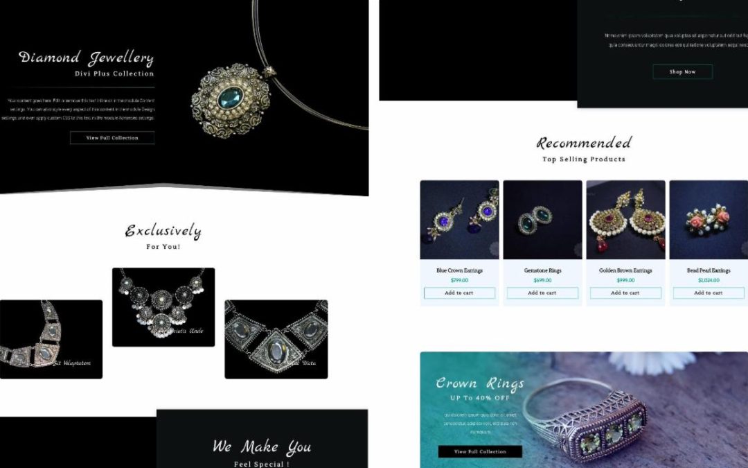 Divi Plus – Jewellery Store