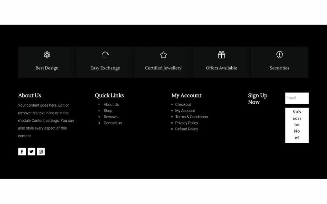 Divi Plus – Jewellery Store #9