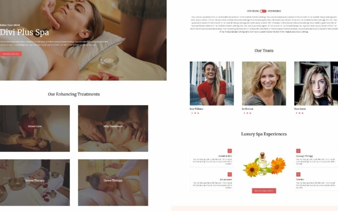 Divi Plus – Spa
