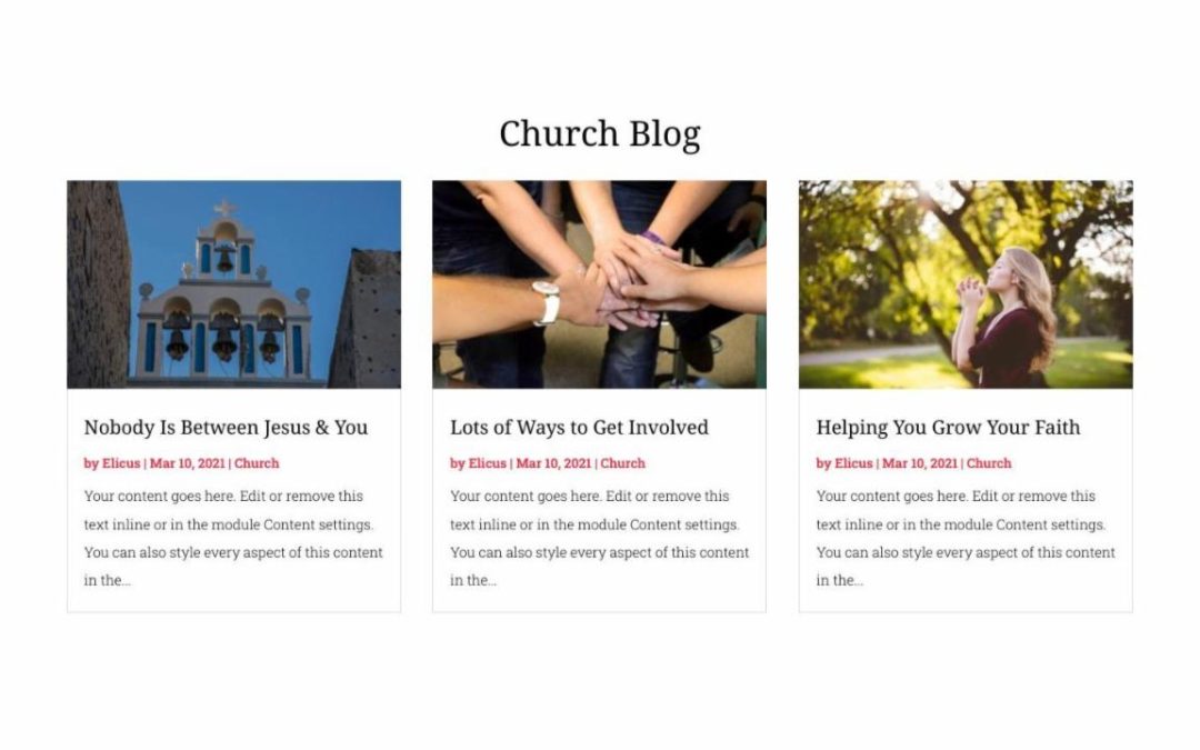 Divi Plus – Church #6