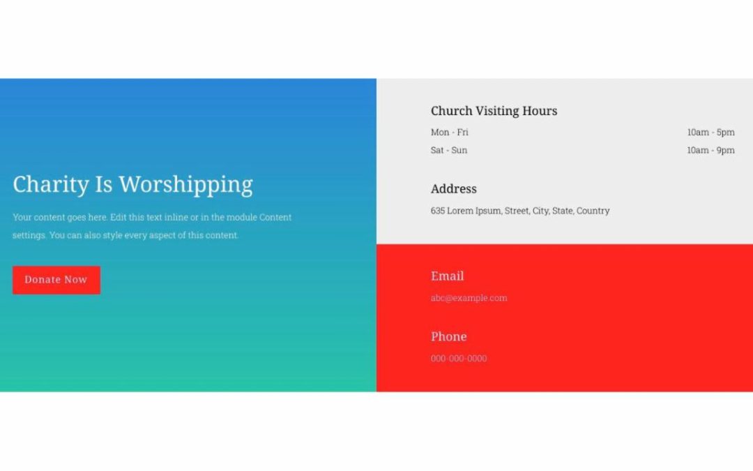 Divi Plus – Church #7