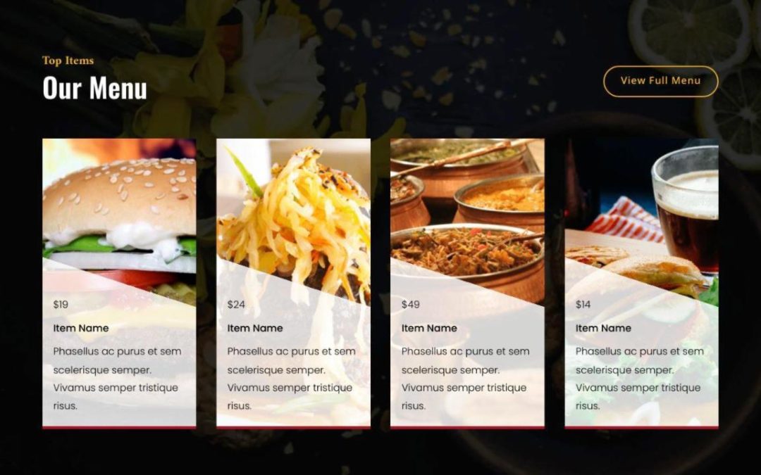 Divi Plus – Bistro #3