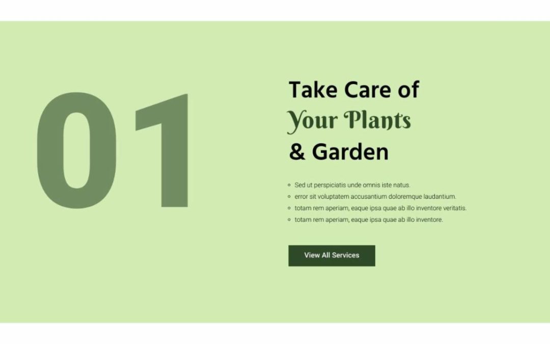 Divi Plus – Landscaping #1