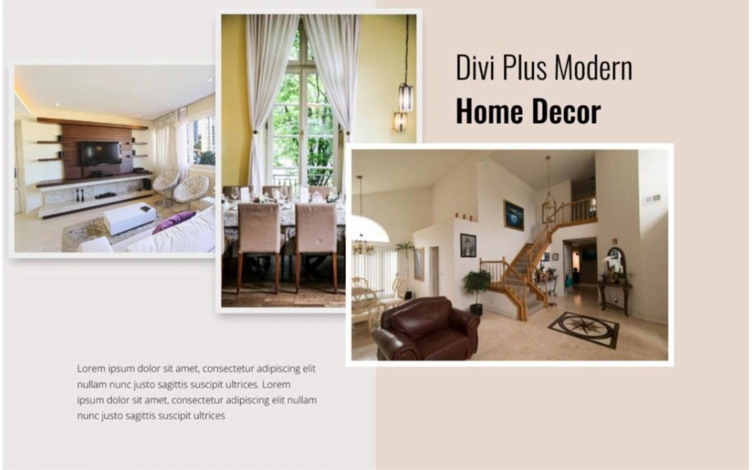 Divi Plus – Home Decor #0