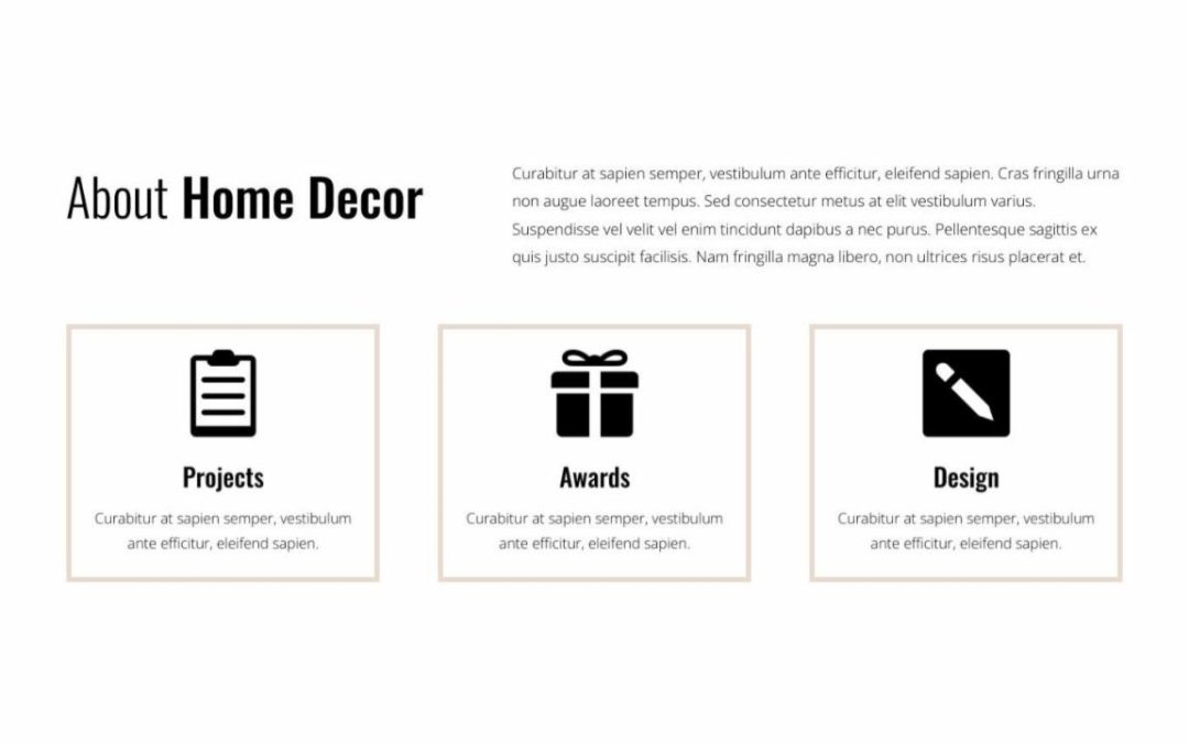 Divi Plus – Home Decor #1