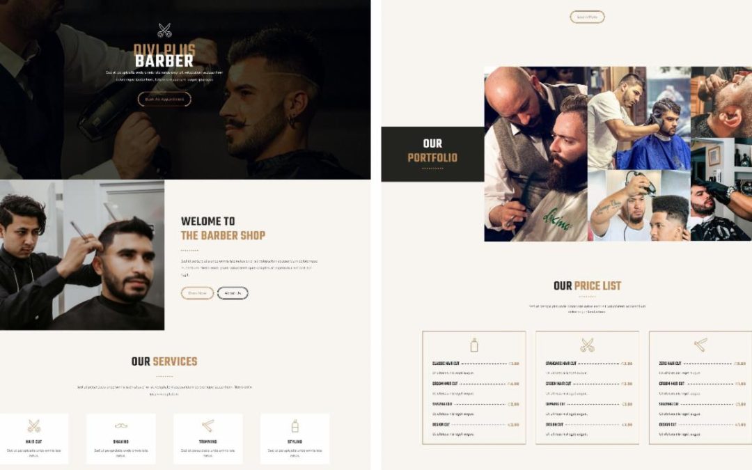 Divi Plus – Barber