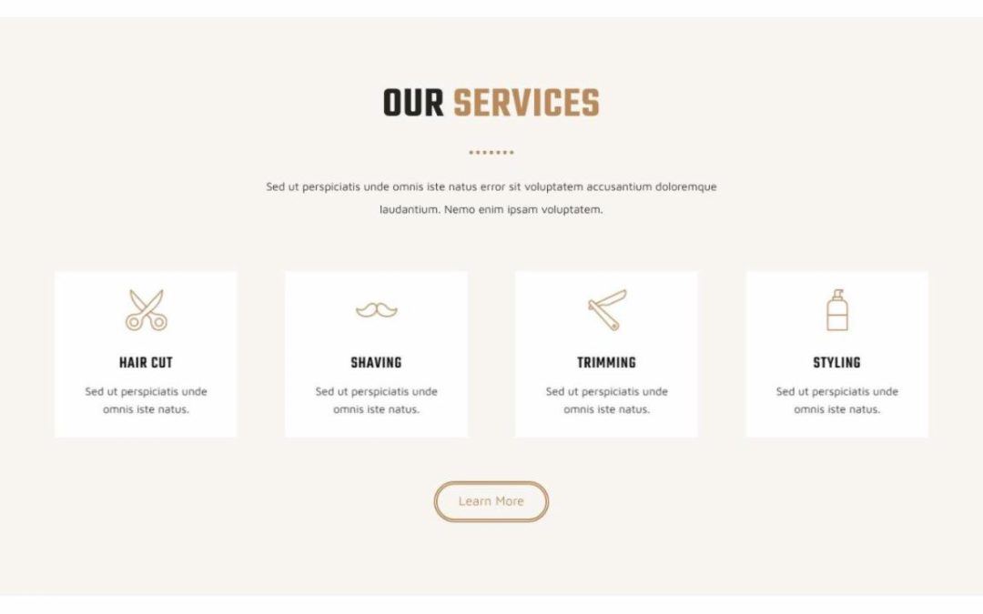Divi Plus – Barber #2