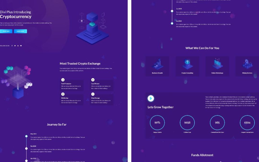 Divi Plus – Crypto