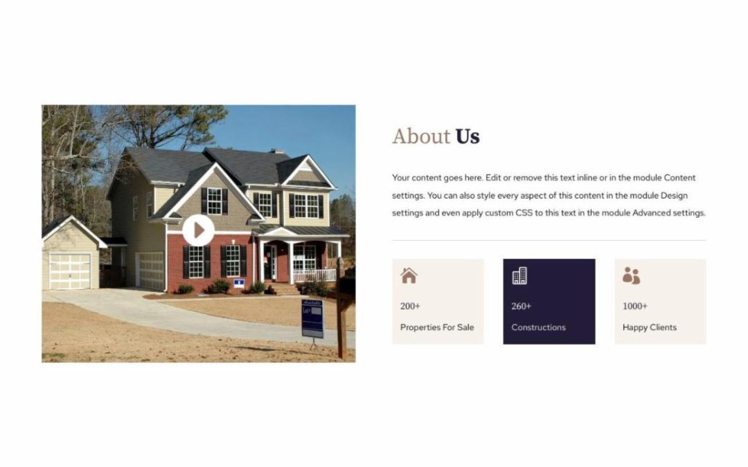 Divi Plus – Realestate #2