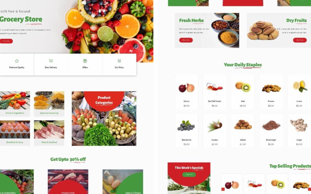 Divi Plus – Grocery