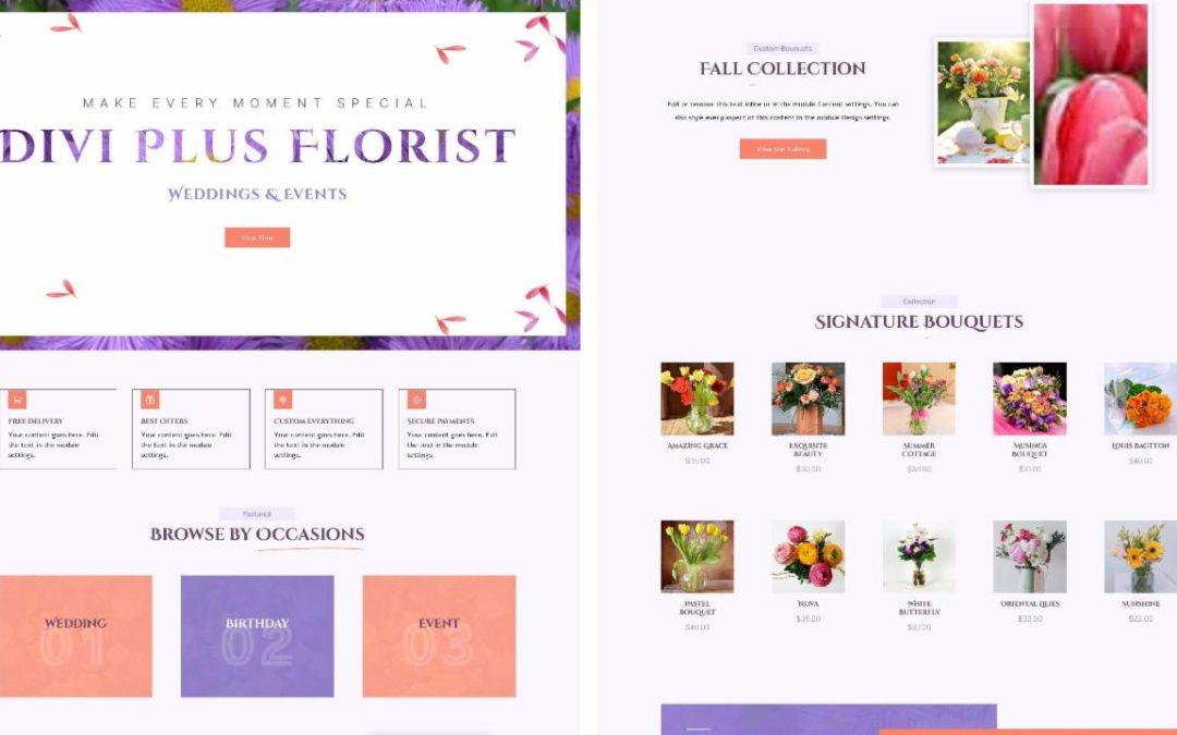 Divi Plus – Florist