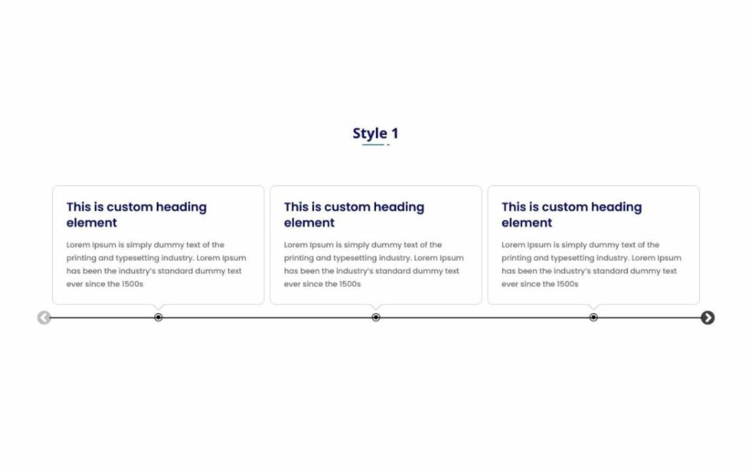 DP Horizontal Timeline #1