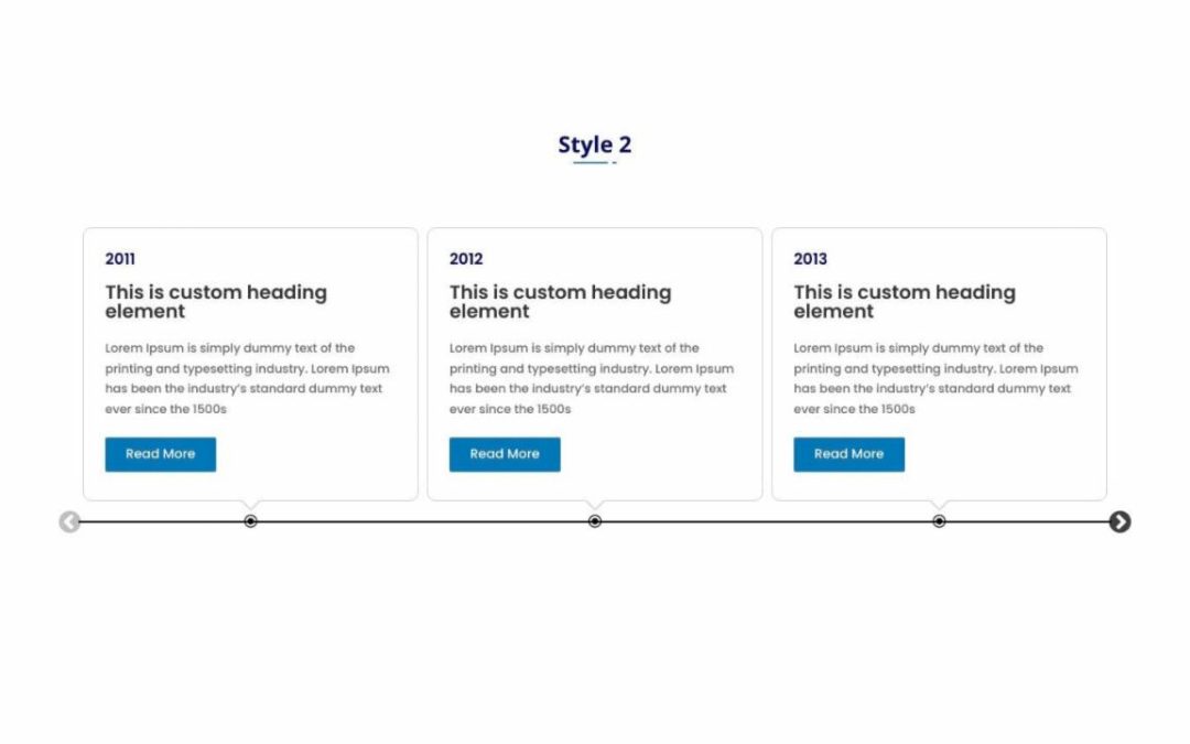 DP Horizontal Timeline #2