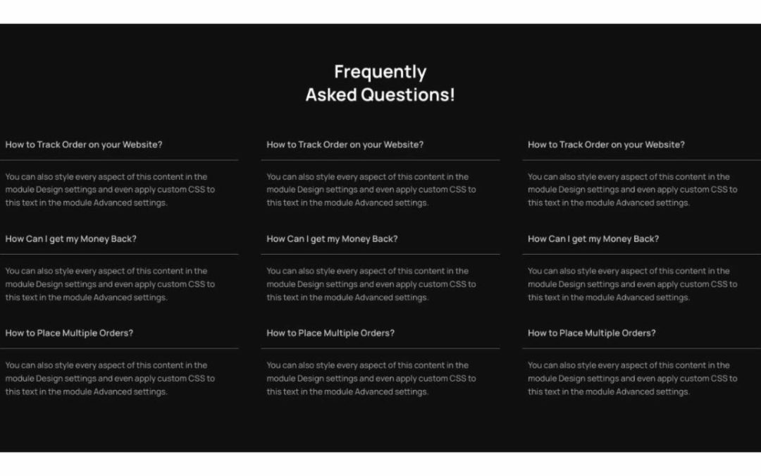 DT – FAQ #11