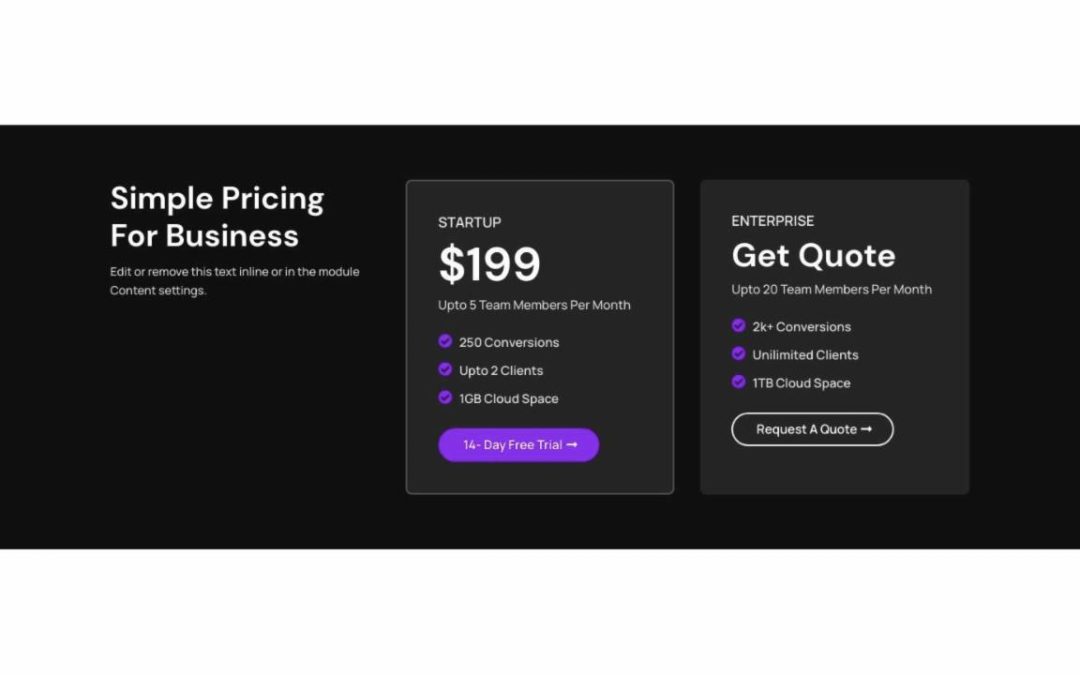 DT – Pricing #16