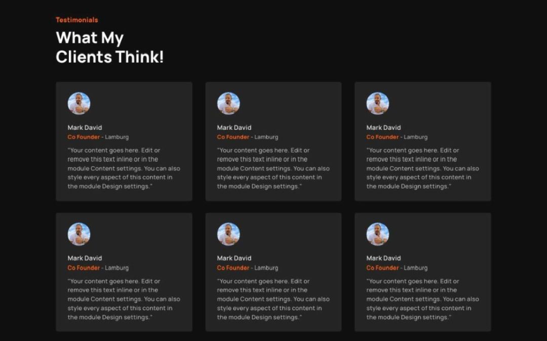 DT – Testimonials #03